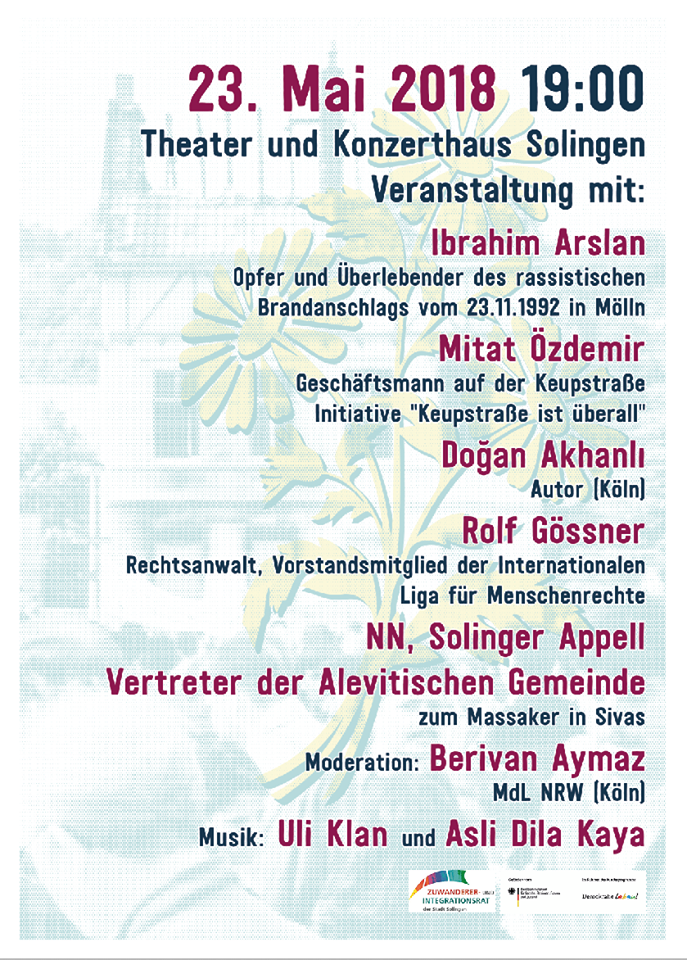 26.05.2018 - Demonstration - 25 Jahre Brandanschlag Solingen